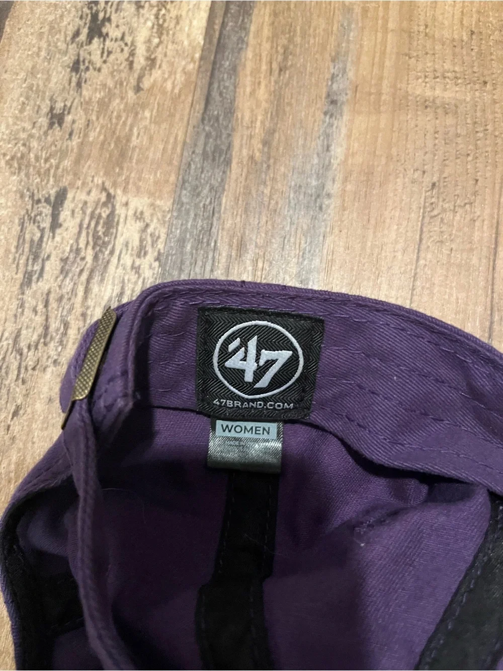 47 Kids Purple Baseball Cap with White Embroidered Logo